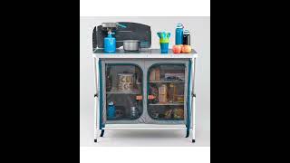 Dapur Camping l Dapur Lipat Portable l Folding Camping Kitchen l link di komen