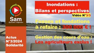 Les inondations pourquoi-comment ?Un hangar à refaire ! Gestion des cours d'eau Française Vidéo 3/3