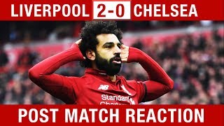 "SALAH'S GOAL WAS PHENOMENAL!" Liverpool v Chelsea 2-0 Fan Reaction #LIVCHE