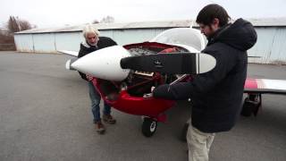 Mooney M20J Oil Change with Dave Mathiesen