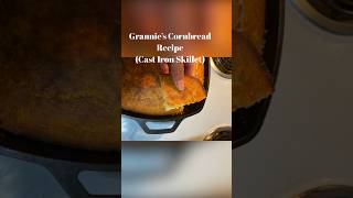 Cast Iron Skillet Cornbread Recipe | Great for Dressing | From Scratch #howto #quickandeasy