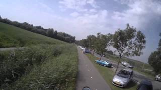 Mini Skywalker FPV park flying at Noord Aa, Zoetermeer (720p HD)