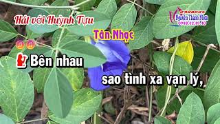 Karaoke Tân cổ|| Về Đâu Mái Tóc Người Thương thiếu đào|| Mời hát với Huỳnh Tựu ❤❤❤❤