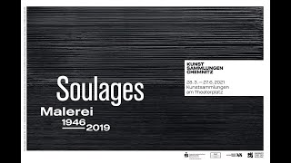 Soulages. Malerei 1946 — 2019 / Kunstsammlungen Chemnitz / Eröffnung