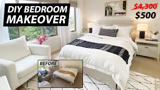 Bedroom transformation on a budget | DIY bedroom decor