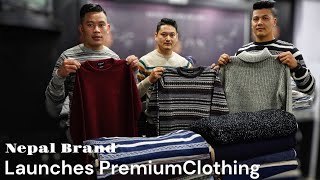 NEPALI BRAND LAUNCHES PREMIUM SHEEP WOOL MENS CLOTHING