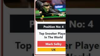 Top snooker Player's in the world part 2 #world #richestcountry #sixesincricket