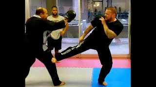 A short Jeet Tek (Stop Kick) and AttacK By Combination Lesson with Sifu Billy Brown