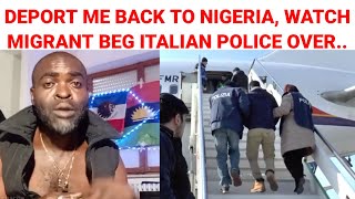 Nigerian Migrant Goes Violence Against Italy Police Over Deportation