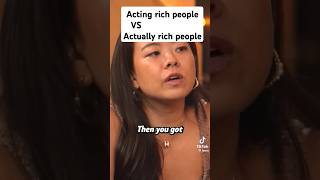 Acting rich vs actually rich people #oldmoney #newmoney