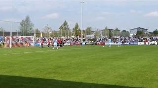 Freistoss von 1860 Spieler Niclas Andermatt gegen FC Unterföhring