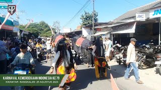 KARNAVAL KEMERDEKAAN INDONESIA ke 79 di KWANYAR BANGKALAN