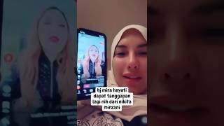 Tanggapan Nikita Mirzani tentang live Mira Hayati#mirahayati#nikitamirzani