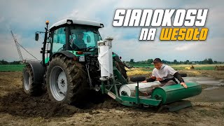 Sianokosy na wesoło 2020/ U G.R. Świątek/Z /Deutz fahr/Case/Zetor/ Prasowanie  i owijanie bel/Soung