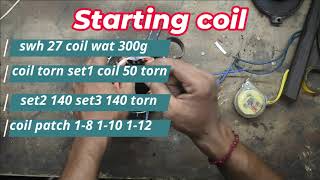 Varsha water motor full coil winding data in hindi | water moter coil winding #moter #water