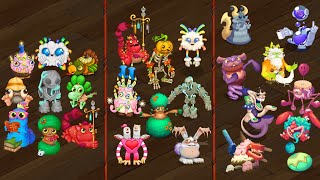 All Seasonal Shanty Island Monster Versions | My Singing Monster