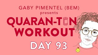 *DAY 93* QUARAN-TIN EXERCISE PLAN | ELDERLY ISOLATION HOME WORKOUT | CORONAVIRUS QUARANTINE