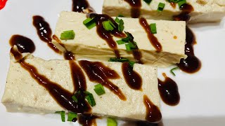 BLANCHED TOFU/DRIZZLE w/HOISIN SAUCE/ HEALTHY EATING