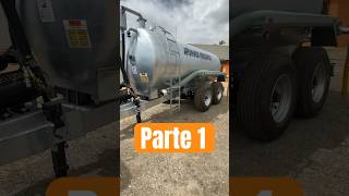 Parte 1 de Cisterna 10.000l Tándem Galvanizado con aplicadores de Purín. #rinoagro #bueydu #purín