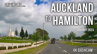 Driving New Zealand: Auckland Airport, Onehunga, Hamilton - Part 2 4K