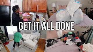 GET IT ALL DONE! LARGE PURGE, PANTRY RESTOCK, CLEANING, LAUNDRY, CHRISTMAS DECOR & TEACHER GIFT IDEA