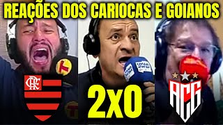 REAÇÕES DOS GOIANOS DO LUIZ PENIDO na VITÓRIA DO FLAMENGO CONTRA O ATLÉTICO FLAMENGO 2X0 ATLÉTICO GO