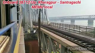 Crossing mighty river Rupnarayan over Kolaghat bridge