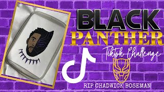 Embroidering Black Panther | TikTok Challenge | Black Panther 2