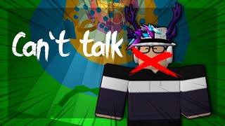 I can't talk in this video