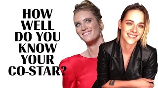 Kristen Stewart & Mackenzie Davis Play 'How Well Do You Know Your Co-Star?' | Marie Claire