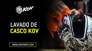 ¿Cómo lavar tu casco Kov?