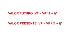 Como calcular valor presente e valor futuro? como calcular juro composto?