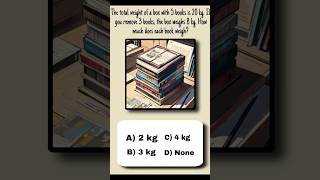 Can You Outsmart the 99%? Solve the Mystery of the Book Weights!"|can you