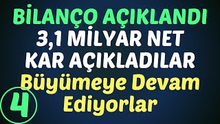 BİLANÇO AÇIKLANDI - 3,1 MİLYAR NET KAR AÇIKLADILAR Büyümeye Devam Ediyorlar #borsa #bilanço #hisse