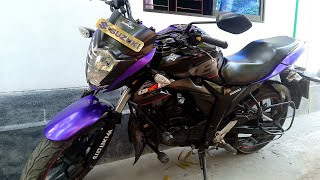 Suzuki Gixxer monotone bike servicing.16-11-2024