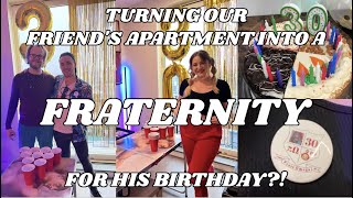 Throwing a fraternity themed birthday in NYC! | Nichole Currier