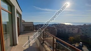 Sea & mountain view 2BR penthouse apartment for sale Helios Sveti Vlas Bulgaria