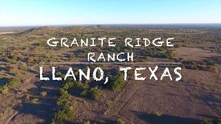 SOLD - Granite Ridge Ranch - Llano County - For Sale