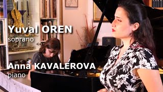 Mon Enfant by Eden & Ilan Chouraki. Yuval Oren (soprano), Anna Kavalerova (piano)