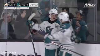 AHL HIGHLIGHTS | San Jose Barracuda vs. Colorado Eagles | Nov. 09, 2024