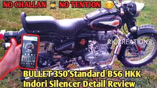 BULLET 350 BS6 Silencer Disable Meter Check 1St Time YouTube | NO CHALLAN Silencer | @rkcreations03