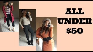 Affordable Fall Trends 2017 | 3 Outfits | Every Item Under $50!