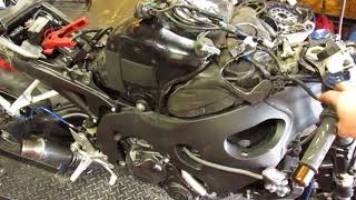 Starting Wrecked 2012 Honda 1000RR #1291