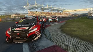 RaceRoom Esports WTCR Round 6 China, Shanghai Division 3 Honda Civic TCR - My Race Highlights