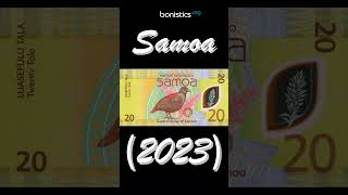 Samoa 20 tala 2023 (Shorts) #bonistics #banknotes #billetes #currency #samoa #tala #money