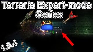 Terraria (Expert Mode) Ep. 30: DOUBLE BIOME KEY! The Axe & Farming!