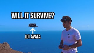 DJI Avata VS Wind and Cliff Dives...  Madeira Vlogs EP 2