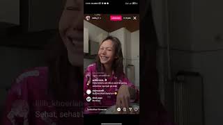 Live bunda Corla habis sakit, udah nafsu makan banyak