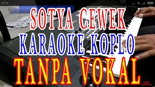 sotya karaoke dangdut koplo lirik tanpa vokal nada cewek