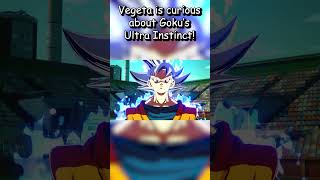 VEGETA IS CURIOUS ABOUT GOKUS ULTRA INSTINCT IN DRAGONBALL SPARKING ZERO! #shorts #dragonball